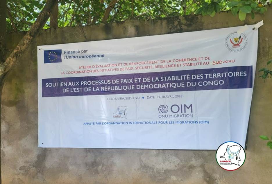 SUD-KIVU : LE P-DDRCS RENFORCE LA COHÉSION SOCIALE A TRAVERS DES ÉCHANGES AVEC LES COMMUNAUTÉS ET LES EX-COMBATTANTS A KIDJAGA EN TERRITOIRE D'UVIRA